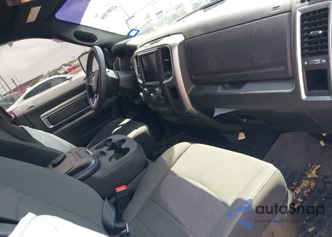 2021 Ram 1500 Classic Warlock 4X2 6'4 Box from USA, damaged, VIN 1C6RR6GG1MS548349